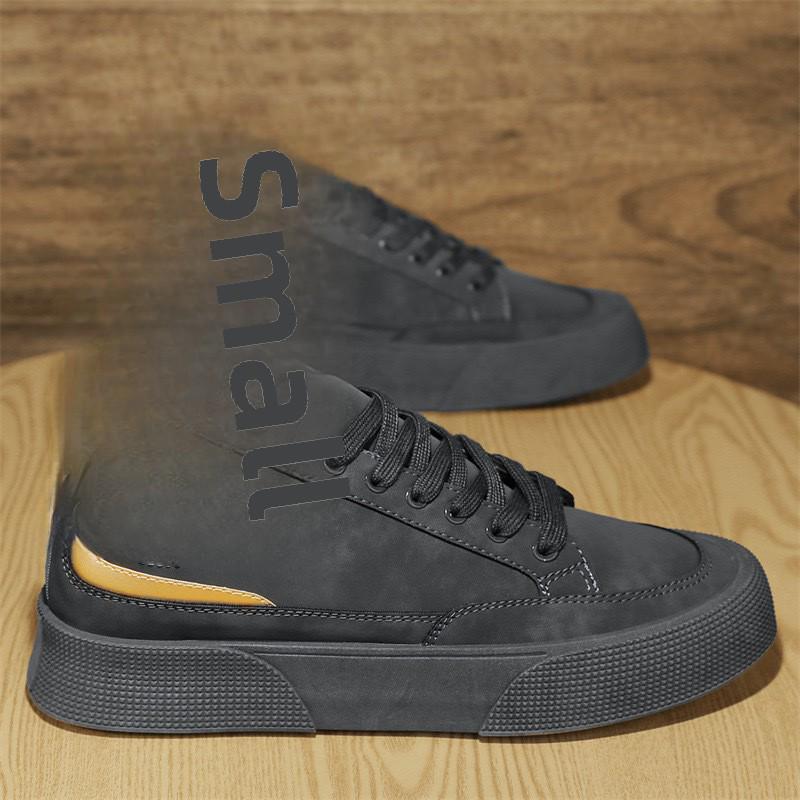 2024 Trendy Men's Spring Shoes: Soft, Wear-Resistant, Versatile Casuals with Thick Soles for Labor Protection