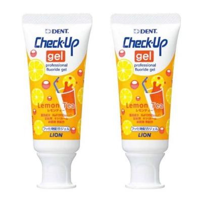 Lion Check-Up Gel Lemon Tea 60g X 2 Bottles