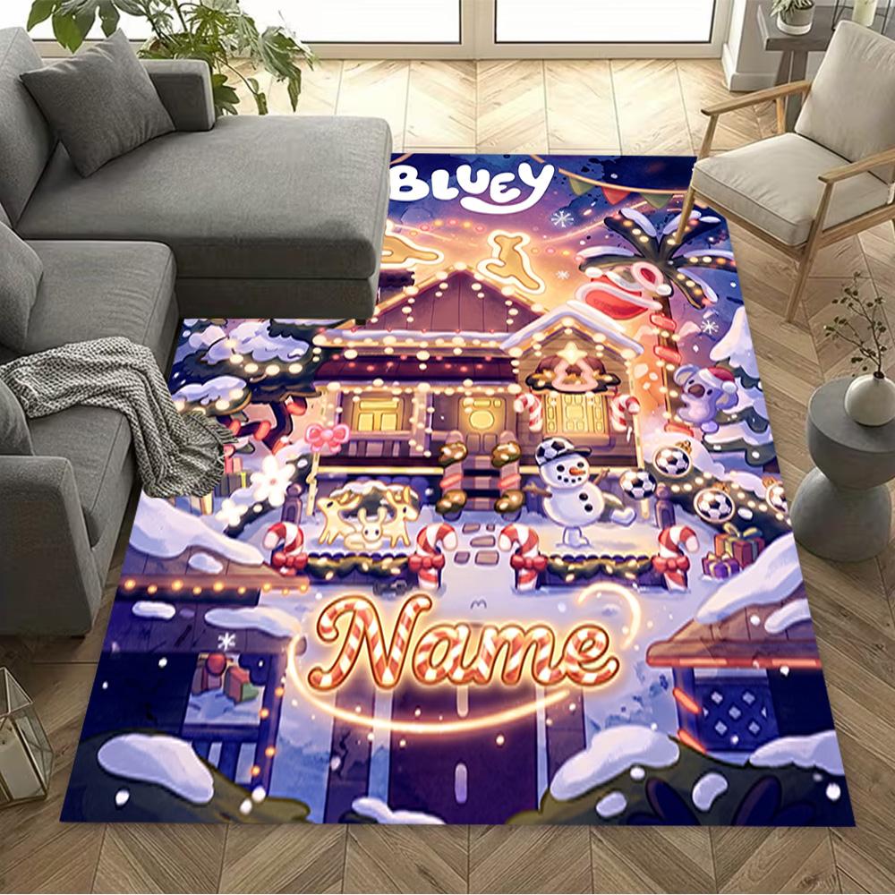 Halloween Night Adventure Personalized Name Floor Mat Suitable for Balcony Hallway Kitchen Living Rooms Anti-slip Rug Anime Office Decor