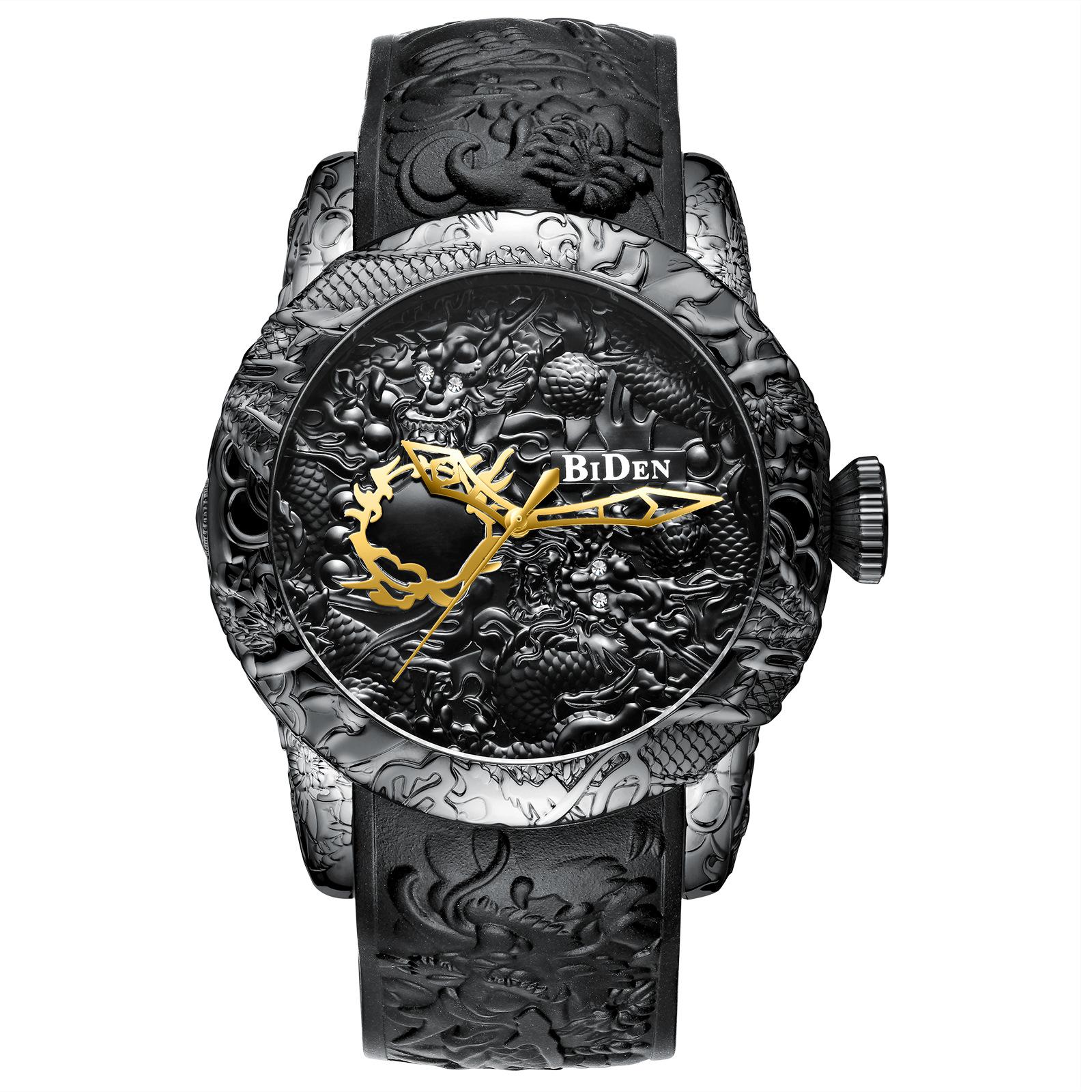 

Biden Biden Quartz Watch Men S Watch Fashion Trend Watch чорний