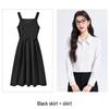 Women's Gray Sleeveless Vest Dress - Academy Style Teacher Interview Outfit