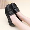 Spring and Summer Leather Women Fashion Casual Flat Leather Shoes