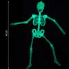 Glowing Skeleton Halloween Decor 32cm Scary Haunted House Props for Party Decoration Spooky Prank Supplies