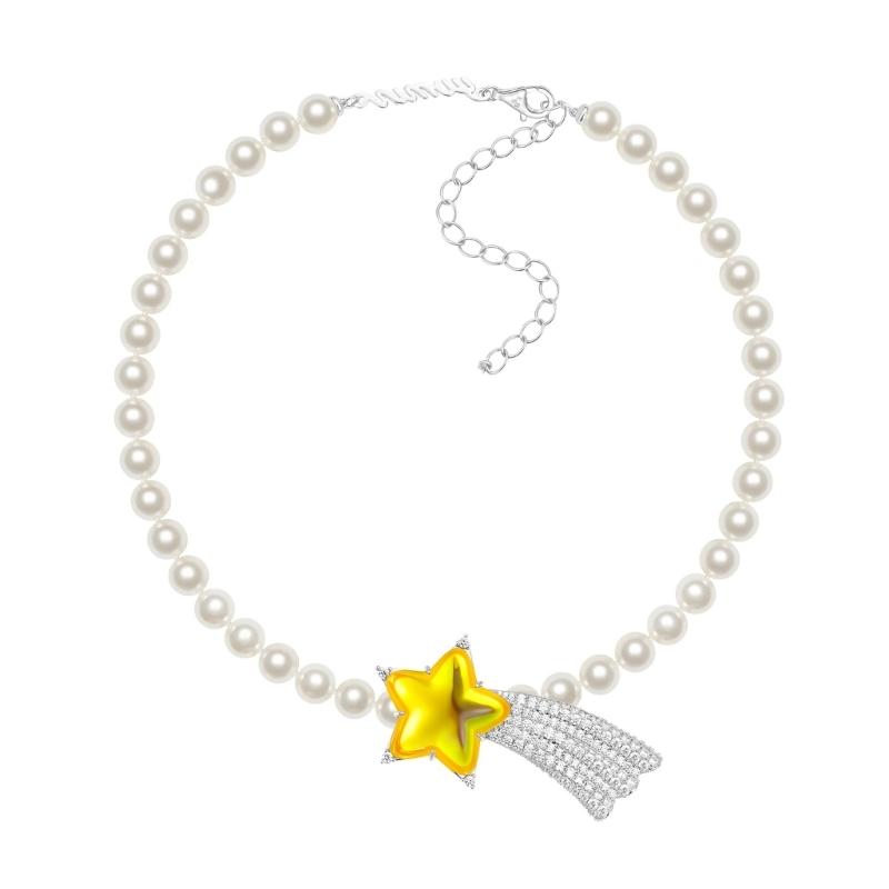 

Ожерелье из имитации жемчуга и медных бусин для дня рождения или годовщины. Элегантное и доступное.