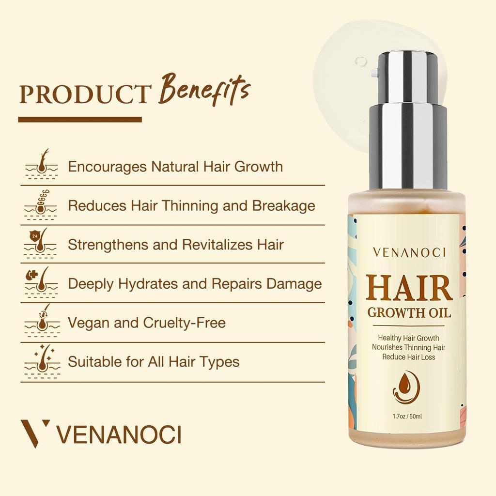 Long-lasting oil: natural hair regeneration essence for men and women–anti-hair loss and thinning care for all hair types