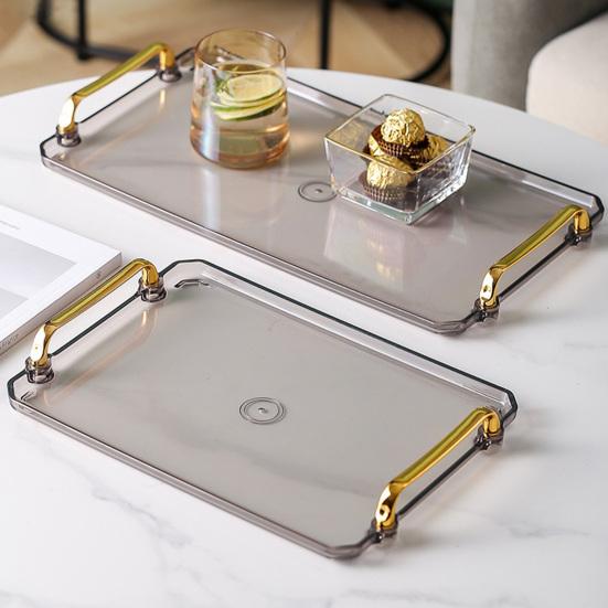 All-match Serving Tray Exquisite Plastic Versatile Snacks Fruit Tray Kitchen Supplies