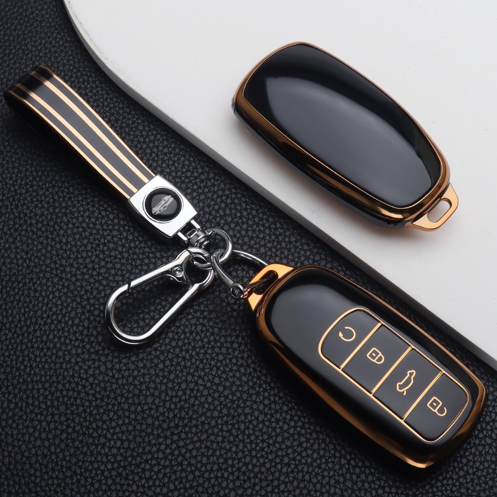 Soft Tpu Car Key Case Protection Cover For Chery Jaecoo J7 J8 7 Phev  Omoda 5 C5 Premium Tiggo 8 7 Pro Max Accessories