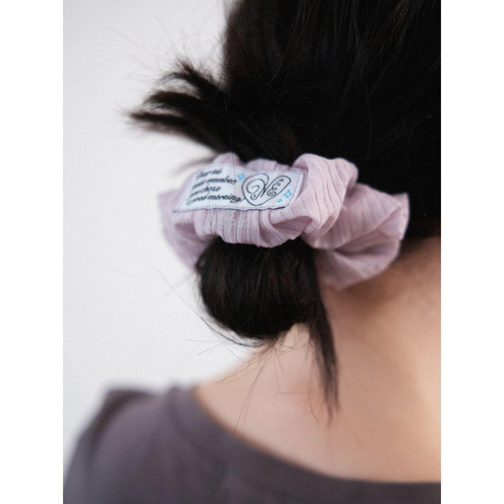 Ne Page Keyring Scrunchie (lavender)