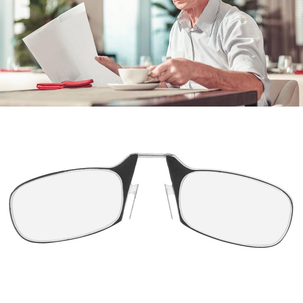 Nasenauflage Brille Ältere Armlose Lesebrille Brille für Männer Frauen Ältere