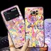 Beautiful Sailor Moon Case for Xiaomi Poco F8 M3 M4 M7 Pro F1 X3 X4 X5 X7 Pro C61 M5 C75 C50 C71 F3 Black Soft Phone Cover