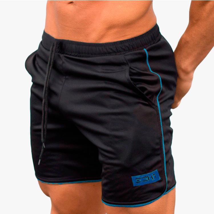 

Летние мужские шорты, быстросохнущие нейлоновые шорты для фитнеса и бега, спортивные шорты для бега, мужские шорты для тренировок в тренажерном зале больших размеров Yasheng M синий/чёрный
