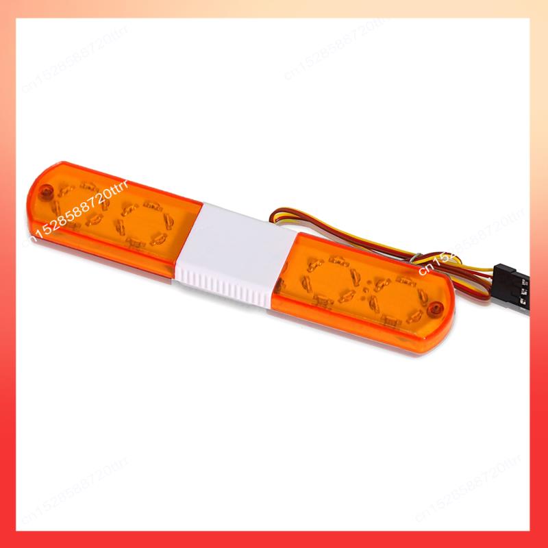 

ABNR Flash Alarm Lamp LED Police Car Bright Light For 1/10 RC D12 HSP, Traxs Axial Car Upgrade Parts