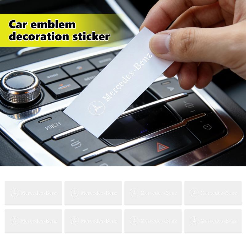 AABGW1 For Benz Car Logo Emblem Rear Trunk Stickers Badge Accessories AMG CLA CLS C180 C200 W204 W205 Exclusive A C E R V Class