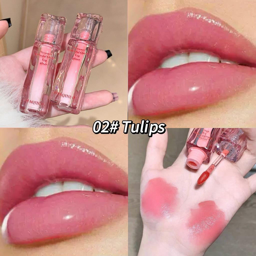 SHAQINUO Streamer Colorful Glossy Lip Glaze