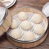 Set mit 5 Silikon-Dampfgareinsätzen Lebensmittelqualität Rund zum Dämpfen von Dim Sum und Gebäck Hitzebeständig und Matten, Antihaft-Tuch, 28cm, Brötchen, Sum, Zubereitung.