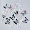 New 18pcs/lot Butterflies 3d Wall Sticker Beautiful Butterfly Living Room for Kids Room Wall Decals Home Background Decoration