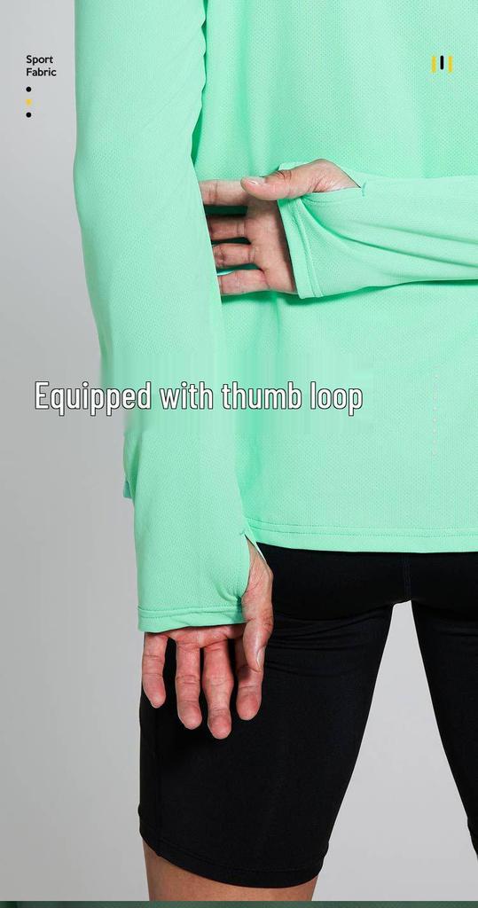 Men's Quick-Dry Long Sleeve Sports Top - Moisture-Wicking, Breathable, Warm, High Elasticity