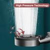 High Pressure Shower Head 5 Modes Handheld Adjustable Showerhead with Hose Water Saving One-Key Stop Spray Nozzle