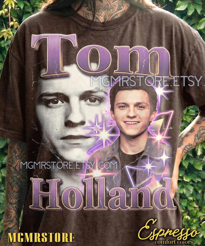 Tom Holland Comfort Colors® Shirt, Tom Holland Vintage Tee, Tom Holland 90s Tshirt, Tom Holland Retro Tee, Hero, Spider, Spidey