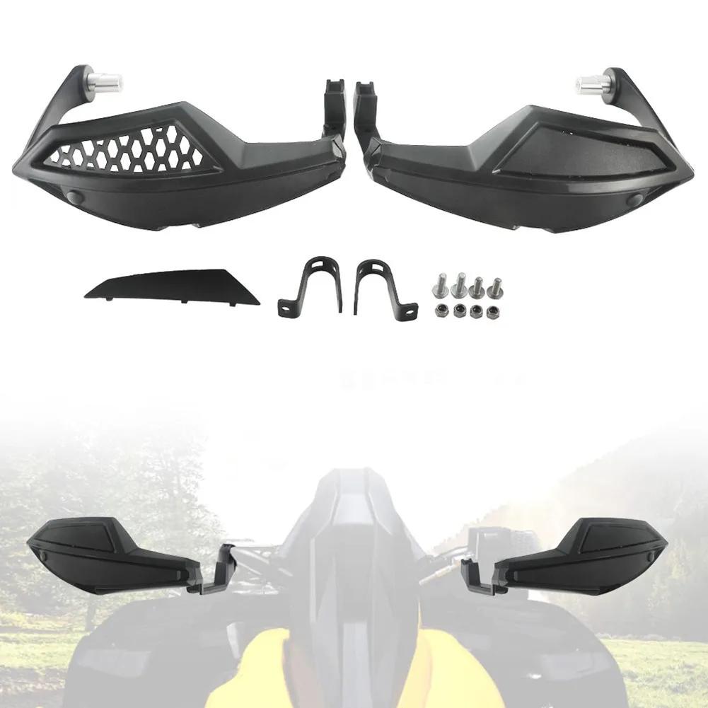 Hand Guard Wind Deflector Handlebar Protector Kit Handguards Bracket For Can-Am Hand Guard Handlebar Guard Protectors Kit