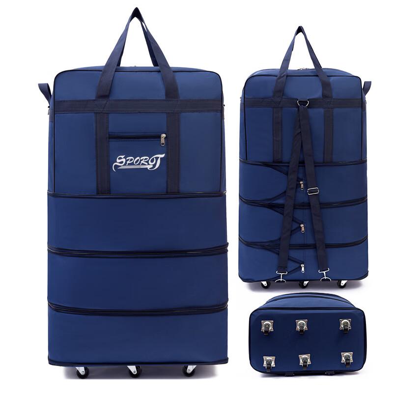 OEING Foldable Travel Duffle Bag with Spinner Wheels