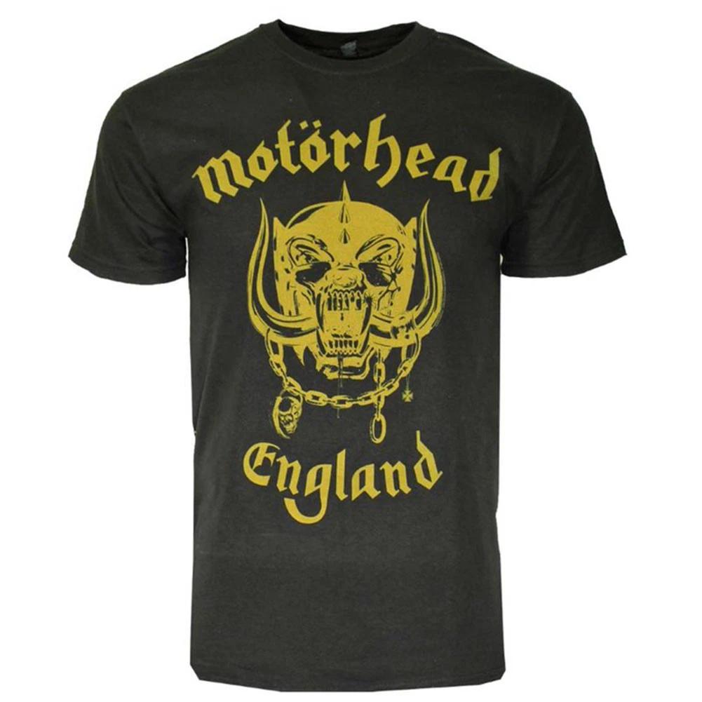 Motorhead Gold England Logo T-Shirt S M L XL 2XL NEW XXL