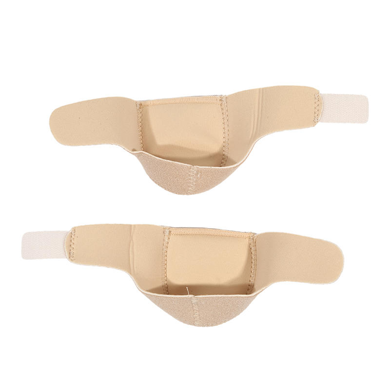 1 Pair Of Heel Protection Sleeves Shock-absorbing Pressure Height Increasing Pad Silicone Anti Slip Half Pad