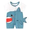 Summer Short Sleeve Pure Cotton Baby Romper - Infant Cartoon Crawling Bodysuit