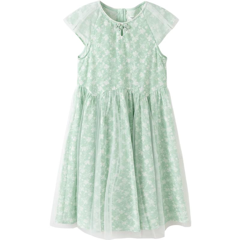 Balabala Girls' Summer Floral Dress