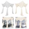 4 Canopy Bed Curtain Bedding Drape Cover Cozy Bedroom Netting for Girls