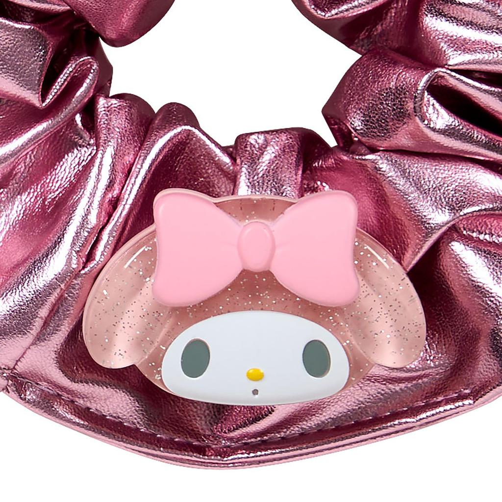 Sanrio My Melody Polyester and ABS Metallic Ages 3 and 159361 Scrunchie, Fabric, Up,