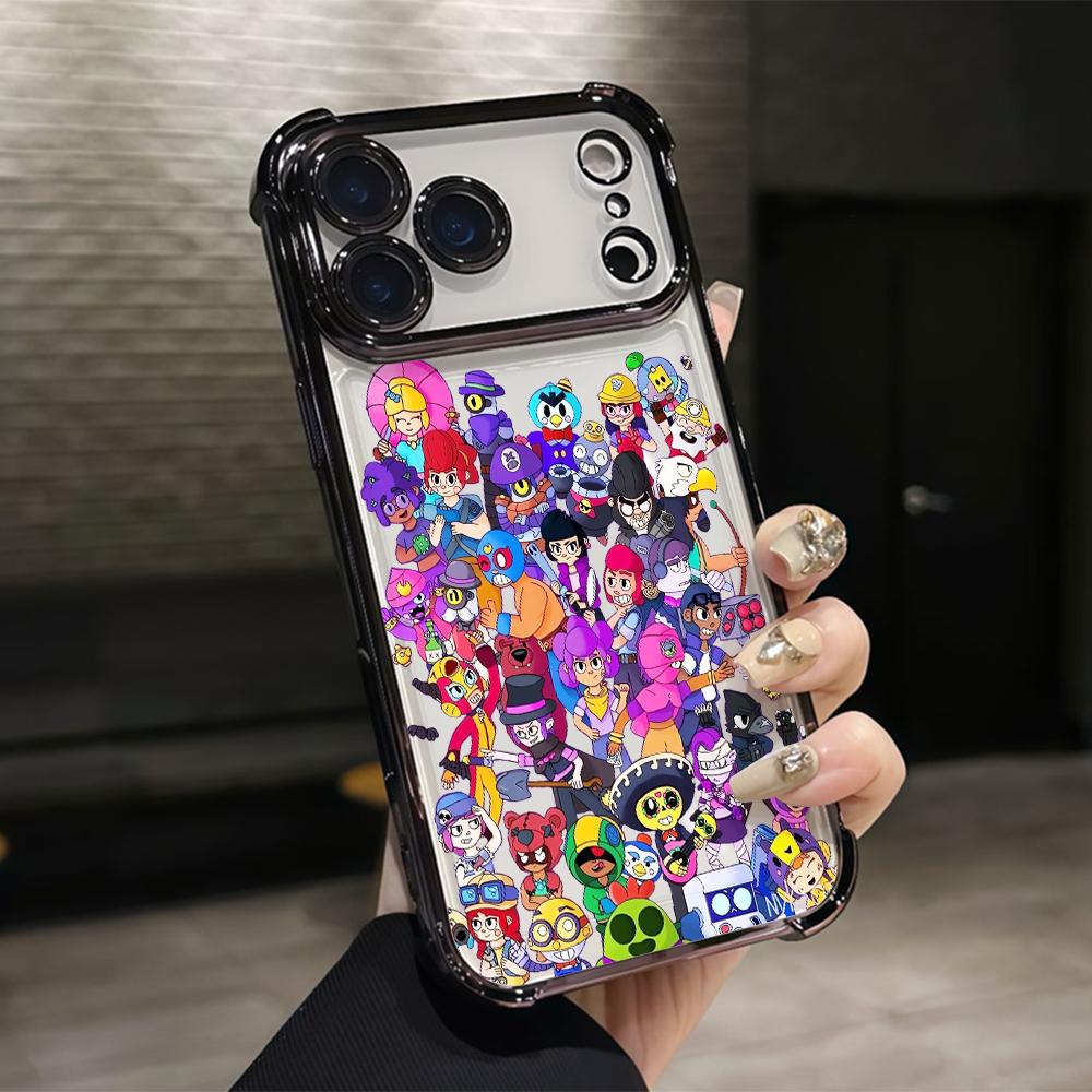 

Cartoon Stars Leons S-Spike Phone Case for Samsung Galaxy S26 S25 S24 S23 S22 S21 S20 FE Ultra Plus 5G Anti-drop Cover Galaxy S25+