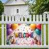 Backdrop Featuring Party Banner Decoration Backdrop Material Banner For Welcome Party Party Events