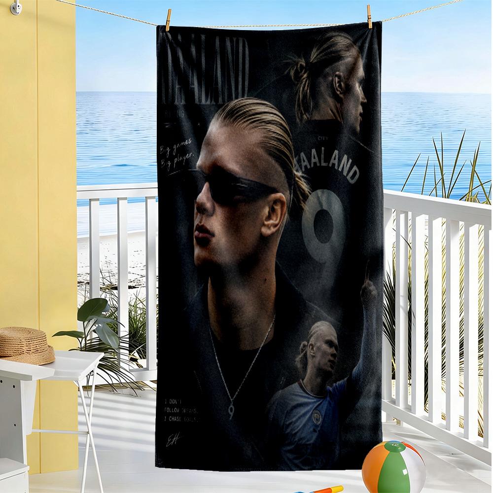 Football Players Celebration Beach Towel Soft Durable Quick-Dry Comfortable Lightweight