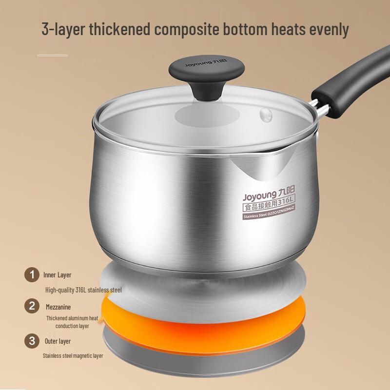 Joyoung 316L Stainless Steel 18cm Saucepan