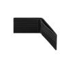 Gucci Hot Stamped Logo Cowhide Short Bi-fold Card Holder Wallet Men's Black