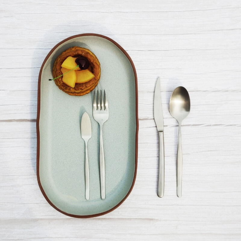 [belo inox] Bali matte brunch cutlery 4-piece set