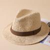 New handmade hook hollow needle jazz hat vacation travel spring and summer sunshade sunscreen top hat sun hat