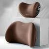 Car Neck Pillow Memory Foam Protective Lumbar Support Backrest Relieves Pressure Breathable Car Headrest Pillow Car Assesories