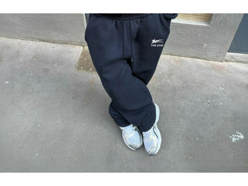 2025 Trendy European Style Unisex Streetwear Set - Printed Zipper Top & Bottoms