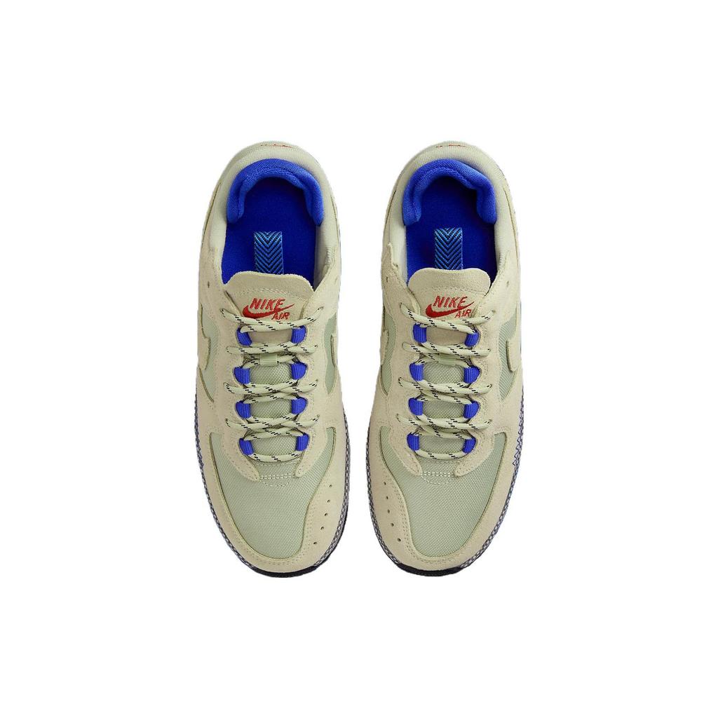 Nike Womens Air Force 1 Wild 'Olive Aura Aquarius Blue' (women's Sizes) Olive Aura / Aquarius Blue / Ashen Slate / Racer Blue Skateboard Shoes