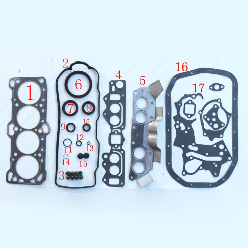 FOR MITSUBISHI L300 PAJERO STARION PICK-UP 4G63 G63B 8V 2.0L Engine Gasket Overhaul Package MD040272 Mechanging