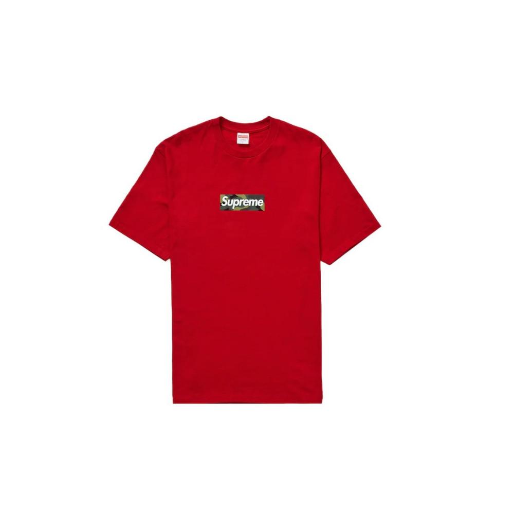 T-shirt Supreme Box Logo FW23 Red