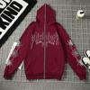 2024 cross-border new product Kuroshio cardigan boys coat oversize hoodie hoodie couple spider sweater
