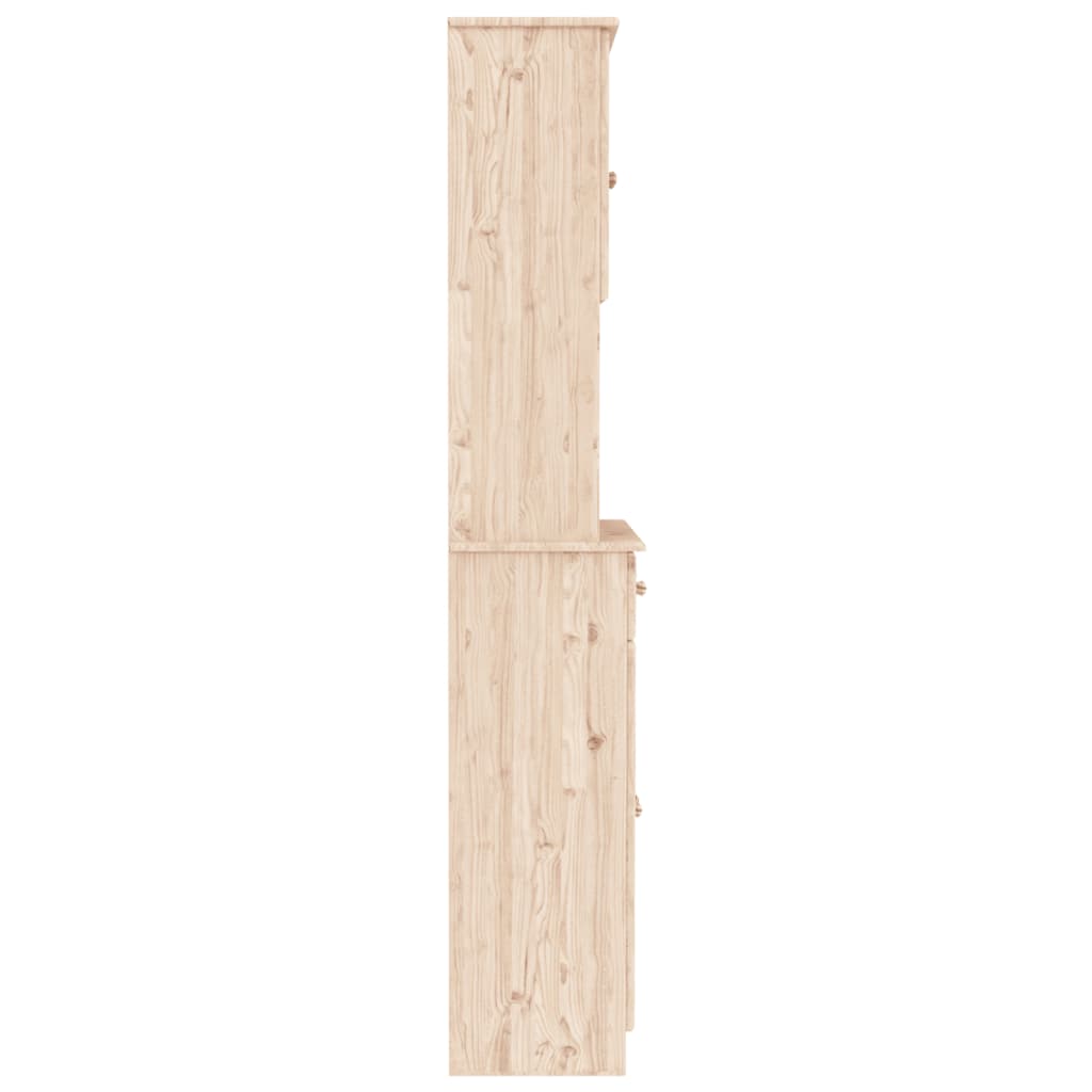 Vidaxl Sideboard Alta, 77X35X188 Cm, Light Pine Wood