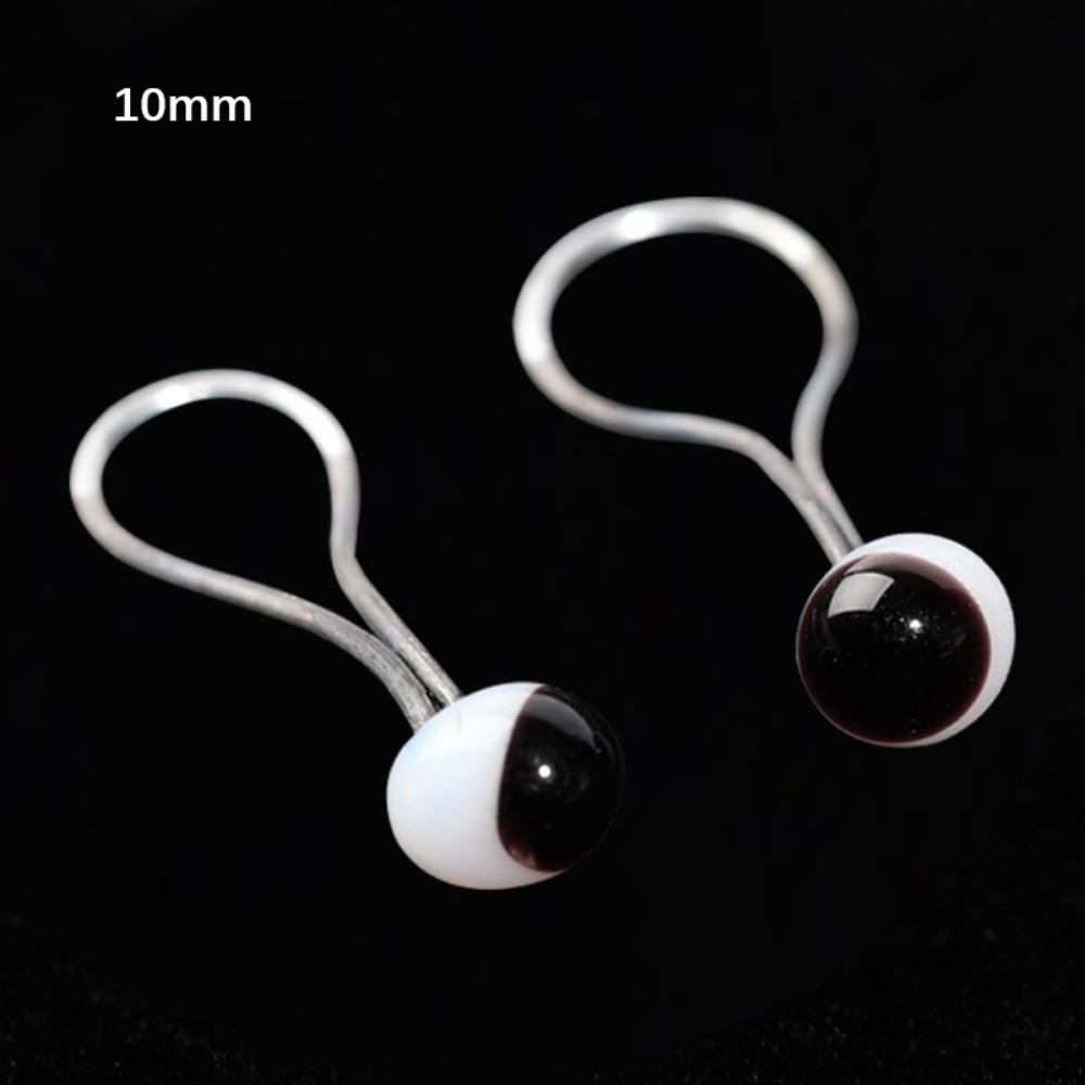 1pair 1~14mm Safety Glass Eyeballs Doll Toy Eyes For BJD Doll/for OB11 Dolls/for Teddy Bear Dolls 10mm