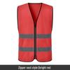 Reflective Yellow Safety Vest: Breathable Fluorescent Gear for Construction, Cycling, and Road Safety