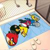 Angry Birds Print Rug, Washable Floor Carpet, For Entryway Dorm Laundry Room Office Study, Home Decor Birthday Christmas Gift