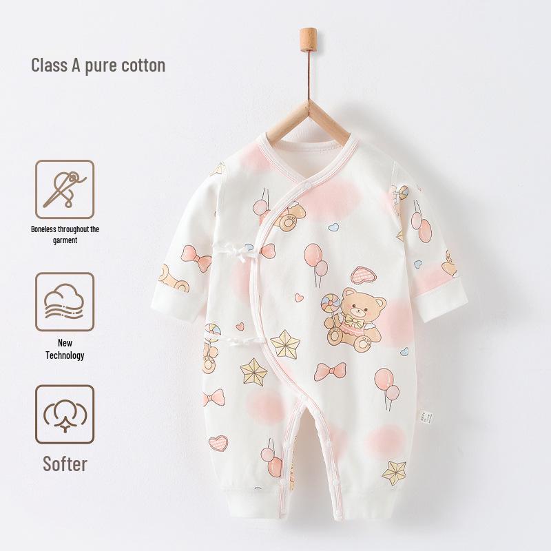 Baby-Body aus reiner Baumwolle - Mönch-Strampler für Neugeborene für alle Jahreszeiten (0-3 Monate)