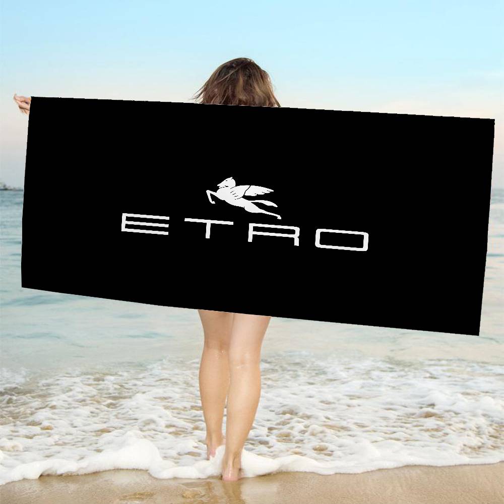 Brand E-Etro Microfiber Blanket Quick Drying Beach Towels Oversized Printing Super Absorbent Pool Towel Blanket
